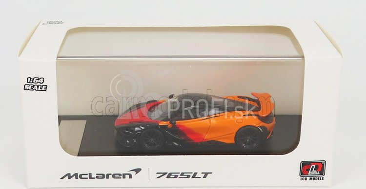 LCD model Mclaren 765lt 2020 1:64 Orange 518