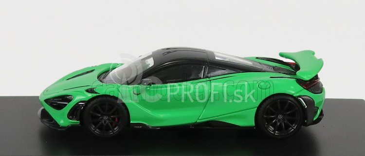 LCD model Mclaren 765lt 2020 1:64 zelený