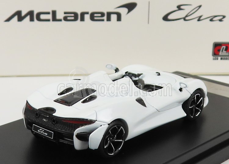 LCD model Mclaren Elva 2020 1:64 biely