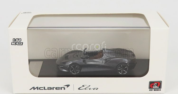 LCD model Mclaren Elva 2020 1:64 sivý