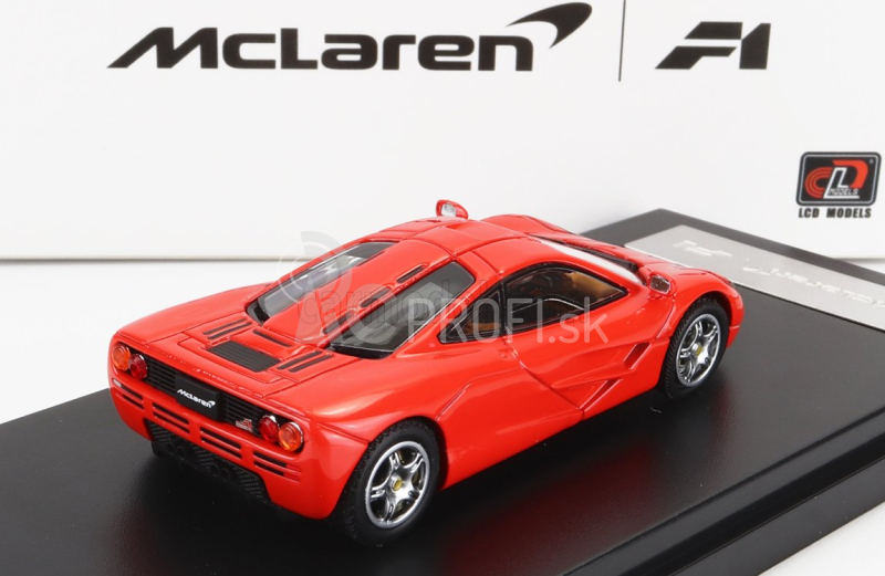 LCD model Mclaren F-1 1993 1:64 Červená