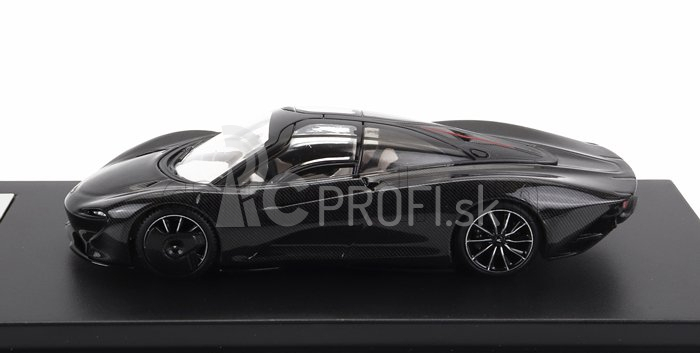 LCD model Mclaren Speedtail 2019 1:64 Black Carbon Fiber