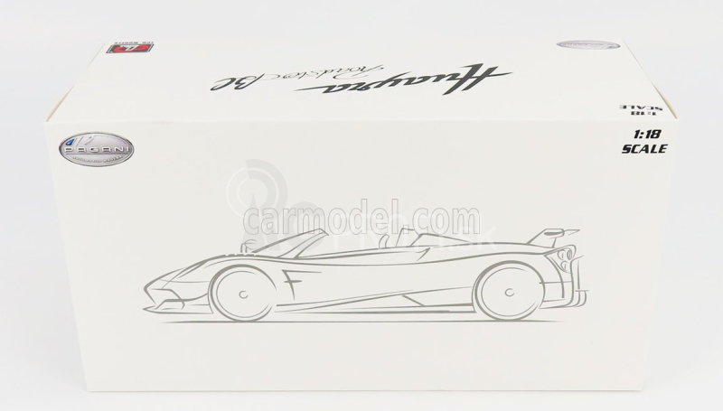 LCD model Pagani Huayra Bc Roadster N 20 2017 1:18 Červená čierna