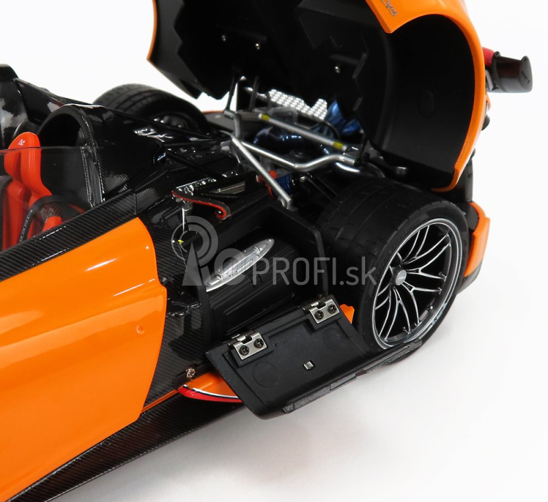 LCD model Pagani Huayra Bc Roadster N 20 2017 1:18 Orange Black