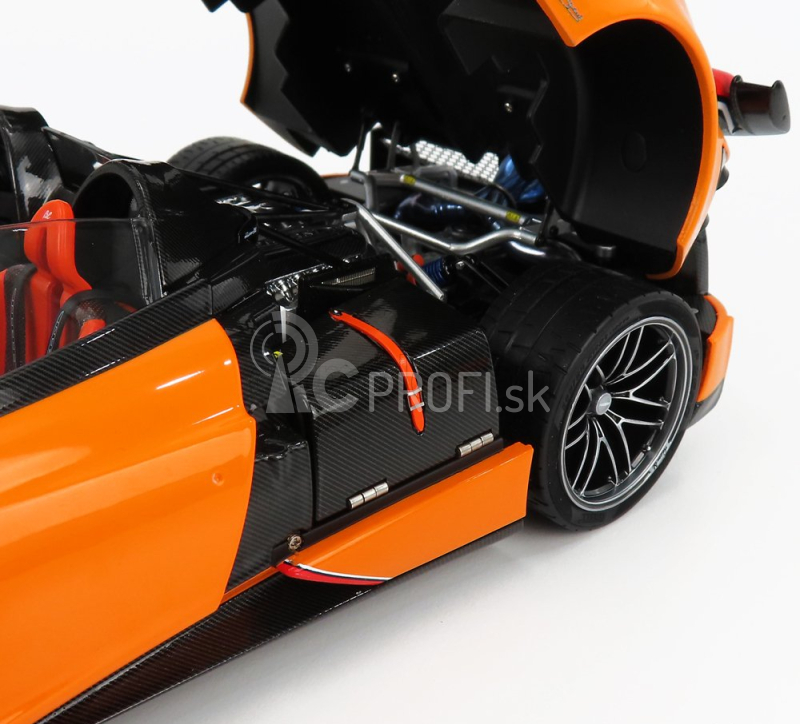 LCD model Pagani Huayra Bc Roadster N 20 2017 1:18 Orange Black