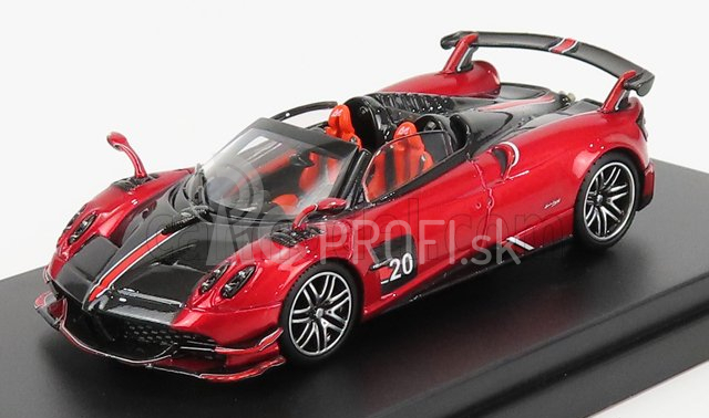 LCD model Pagani Huayra Bc Roadster N 20 2017 1:64 Červená čierna