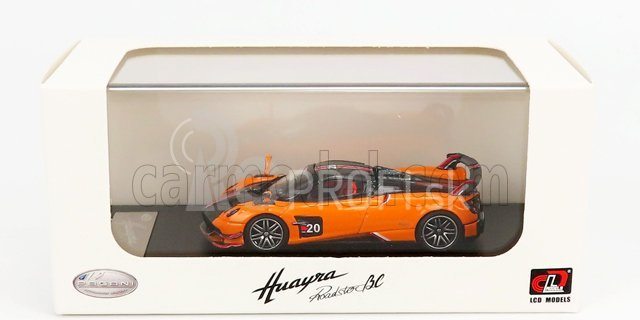 LCD model Pagani Huayra Bc Roadster N 20 2017 1:64 Orange Black