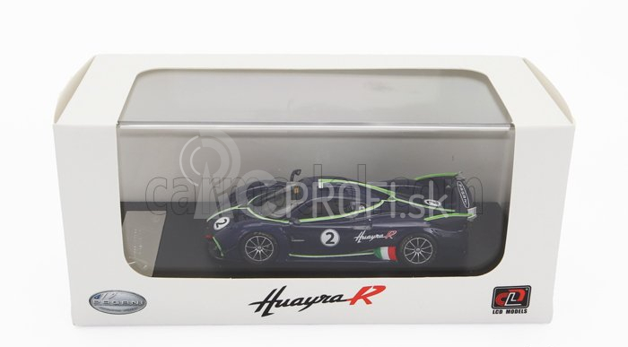 LCD model Pagani Huayra R N 2 2017 1:64 Blue Carbon