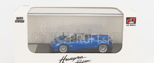 LCD model Pagani Huayra Roadster 2018 1:64 Blue