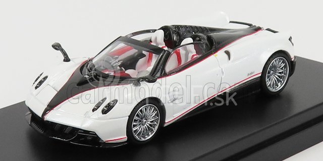 LCD model Pagani Huayra Roadster 2018 1:64 White Pearl