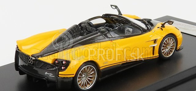 LCD model Pagani Huayra Roadster 2018 1:64 Yellow Black