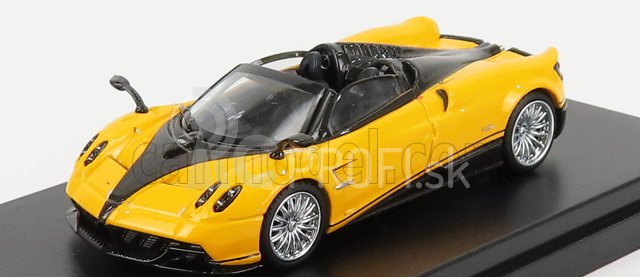 LCD model Pagani Huayra Roadster 2018 1:64 Yellow Black