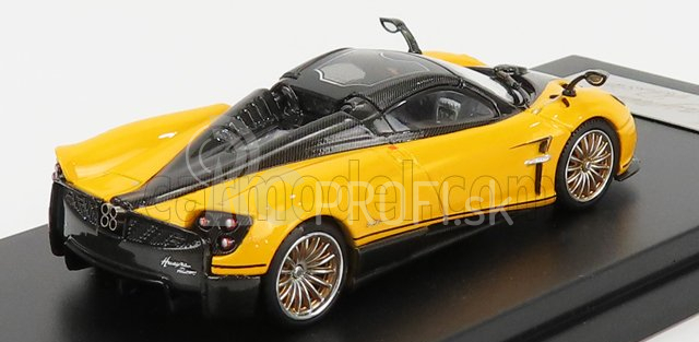 LCD model Pagani Huayra Roadster 2018 1:64 Yellow Black