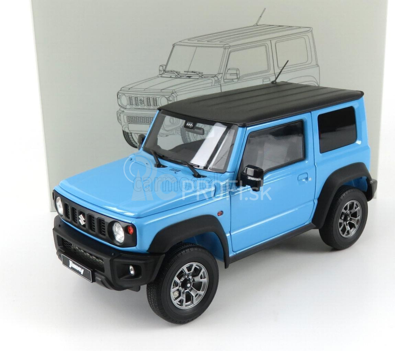 LCD model Suzuki Jimny Sierra 2018 1:18 Modrá