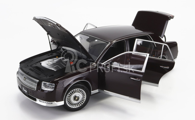 LCD model Toyota Century 2022 1:18 Brown