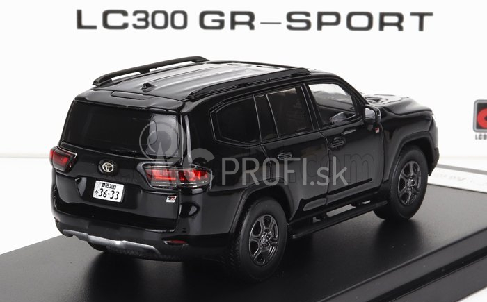 LCD model Toyota Land Cruiser Lc300-gr Sport 2022 1:64 Black