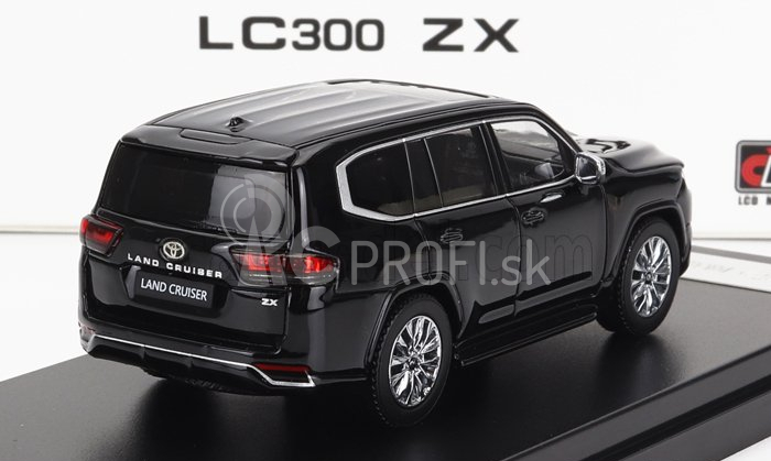 LCD model Toyota Land Cruiser Lc300-zx 2022 1:64 Black