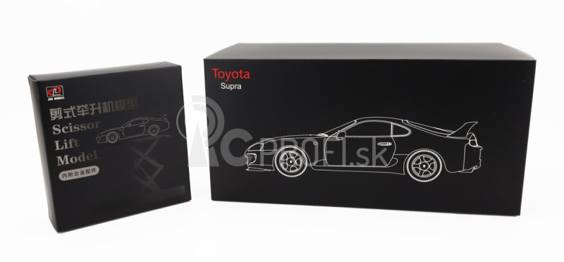 LCD model Toyota Supra Mkiv (a80) Coupe 1993 1:18 Biela