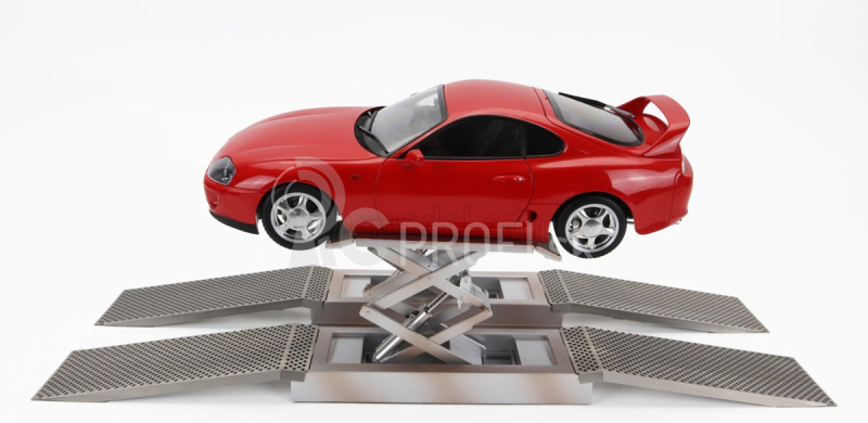 LCD model Toyota Supra Mkiv (a80) Coupe 1993 1:18 Červená