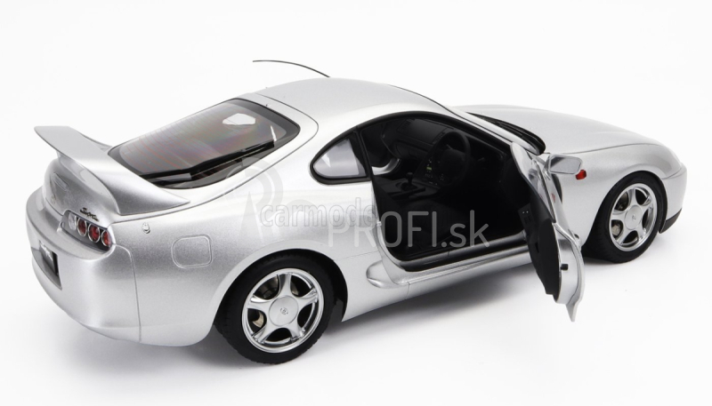 LCD model Toyota Supra Mkiv (a80) Coupe 1993 1:18 Strieborná