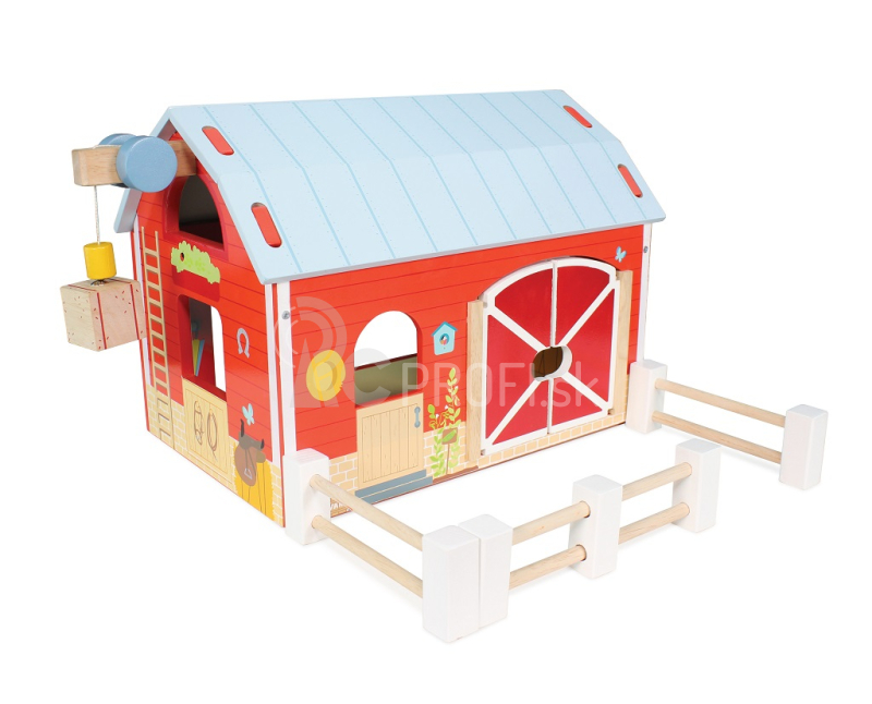 Le Toy Van Barn Red