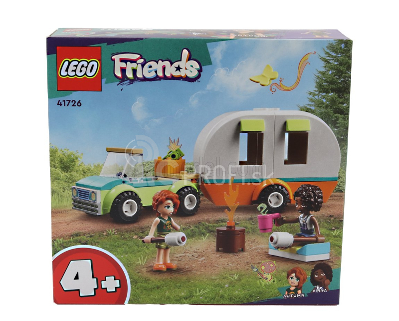 Lego Automobil Lego Friends - Camping Holiday - Auto s prívesom Roulotte - 87 Pezzi - Dieliky Rôzne