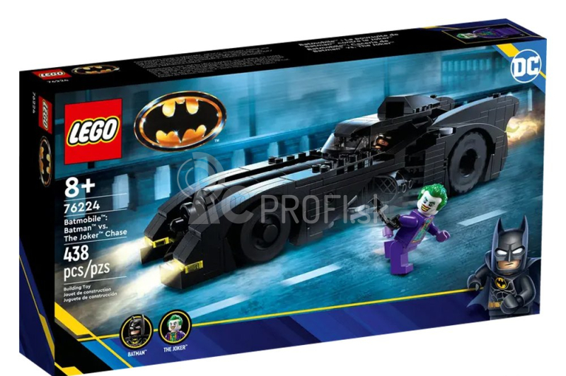 Lego Batman Lego - Batmobil - Batman vs Joker - 438 dielikov čierna