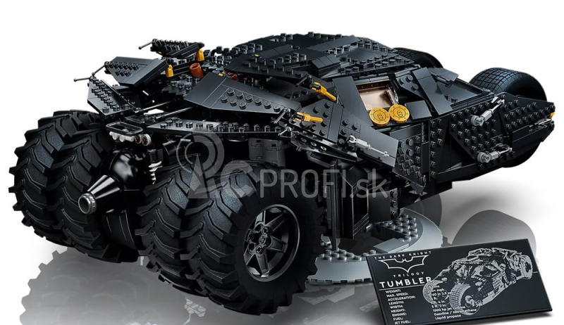 Lego Batman Lego - Batmobil - Tumbler - 2049 Pezzi - 2049 dielikov čierna