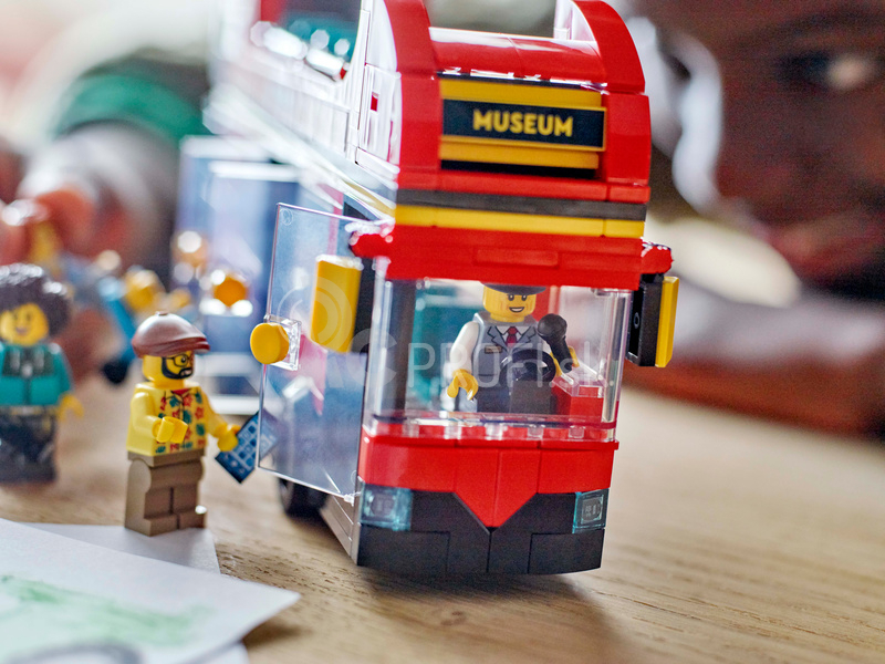 LEGO City - Červený dvojposchodový vyhliadkový autobus