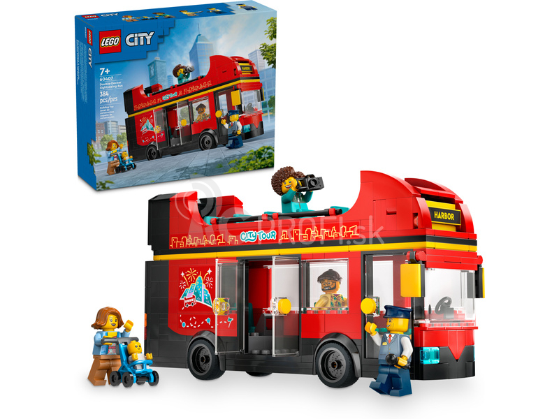 LEGO City - Červený dvojposchodový vyhliadkový autobus