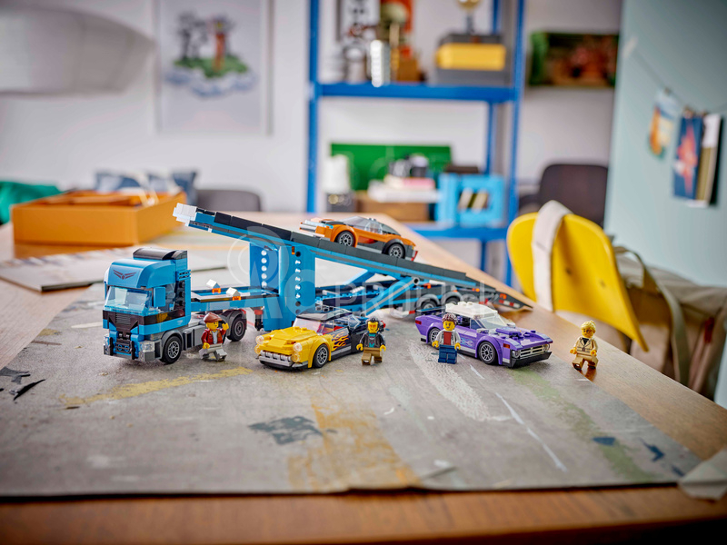 LEGO City - Nákladné auto na prepravu áut so športovými autami