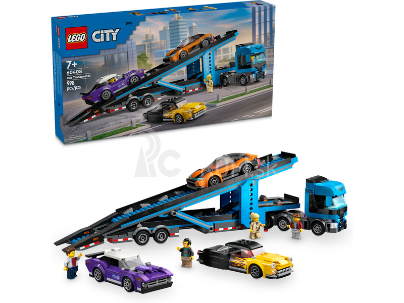 LEGO City - Nákladné auto na prepravu áut so športovými autami