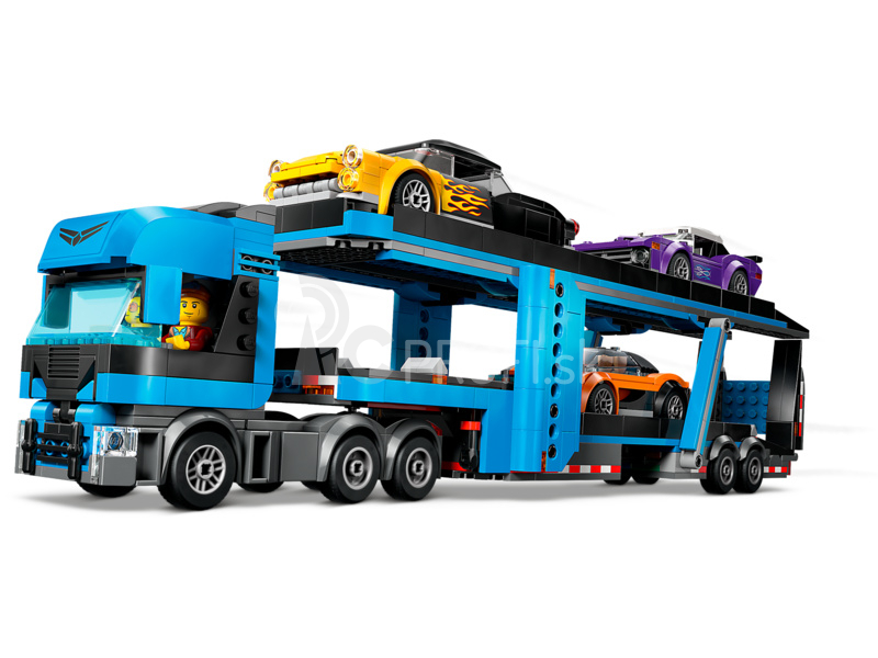 LEGO City - Nákladné auto na prepravu áut so športovými autami