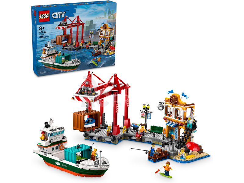 LEGO City - Prístav s nákladnou loďou