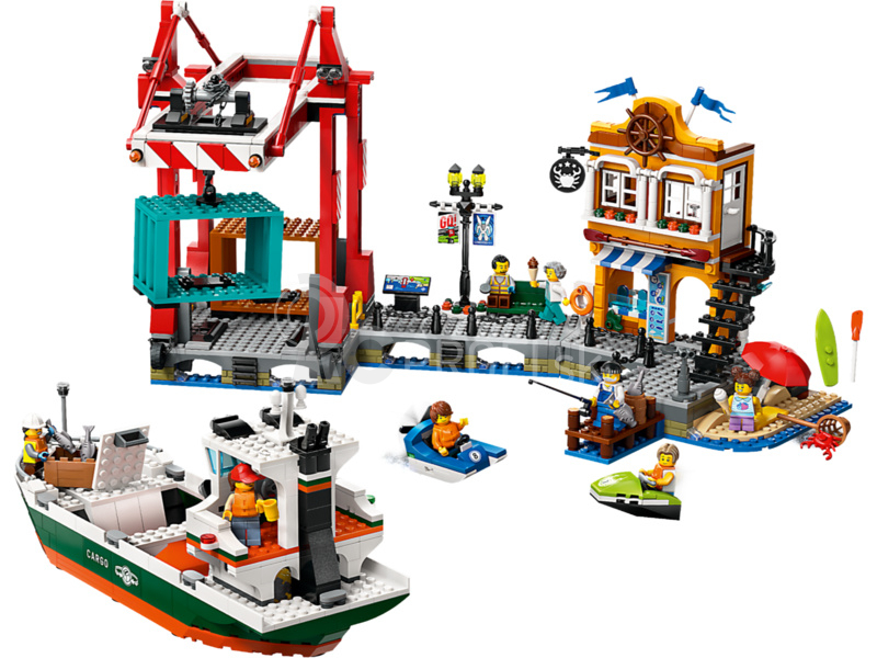 LEGO City - Prístav s nákladnou loďou