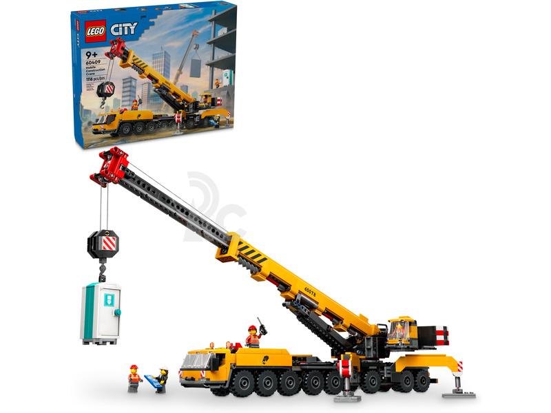 LEGO City - Žltý pojazdný stavebný žeriav