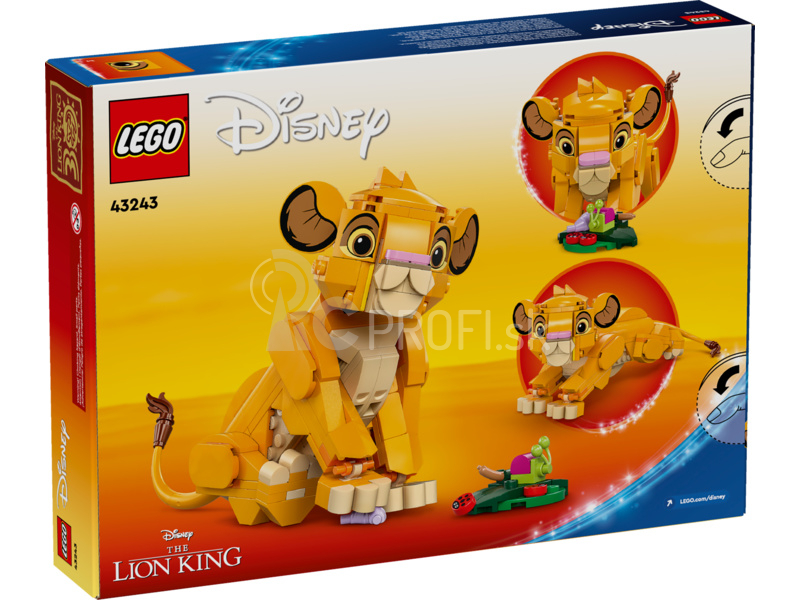 LEGO Disney - Levíča Simba z filmu Leví kráľ