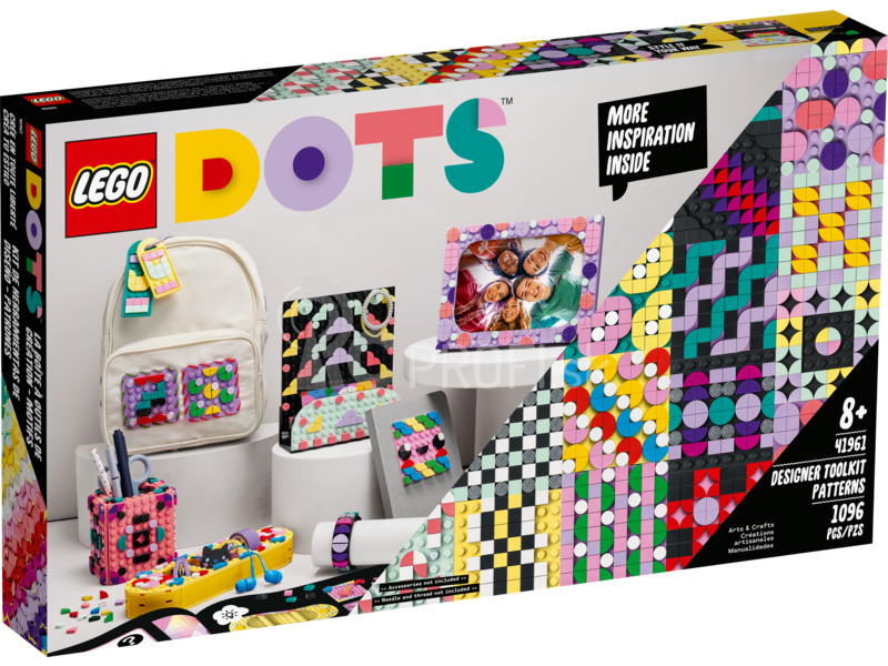 LEGO DOTs - dizajnérska sada - vzory