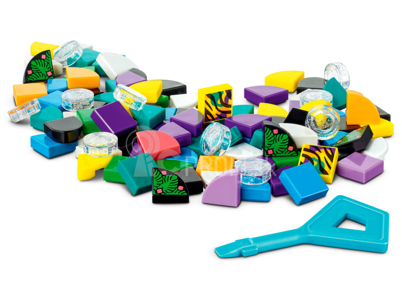 LEGO DOTs - Neónový náramok a ozdoba na tašku