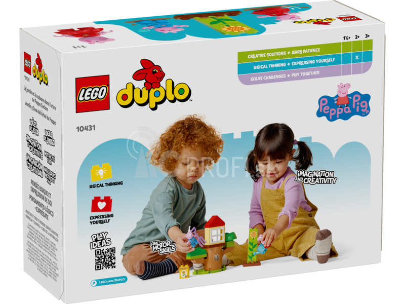 LEGO DUPLO - Prasiatko Peppa - Záhrada a domček na strome