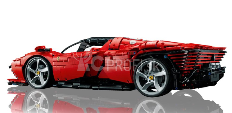 Lego Ferrari Lego Technic - Daytona Sp3 2022 - 3778 Pezzi - 3778 dielikov 1:8 červená