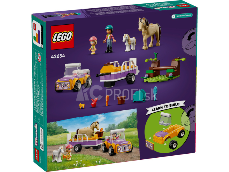 LEGO Friends - Príves s koňom a poníkom