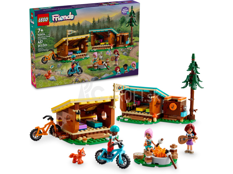 LEGO Friends - Útulné chatky na dobrodružnom tábore