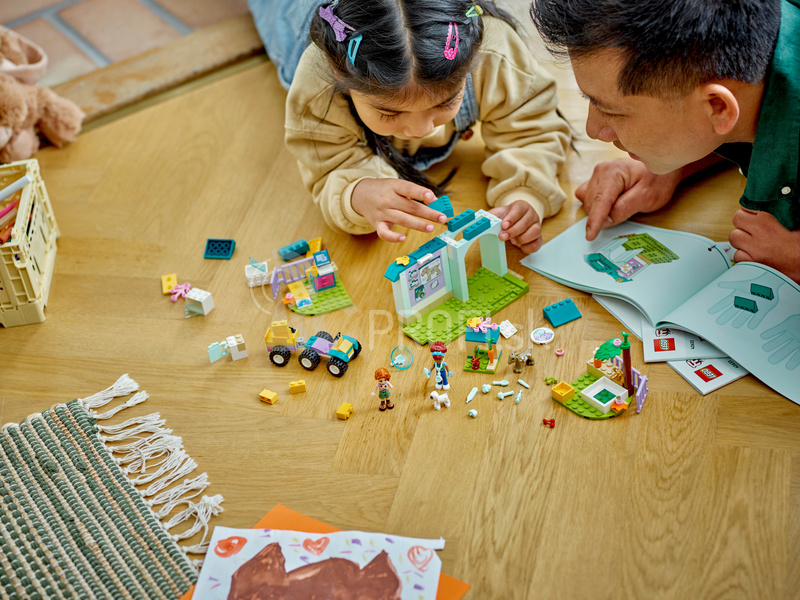 LEGO Friends - Veterinárna klinika pre hospodárske zvieratá