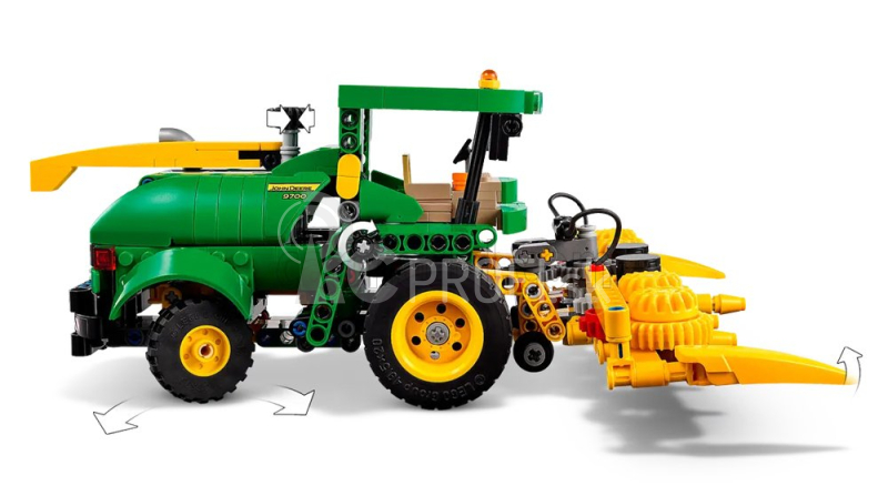 Lego John deere Lego Technic - Mietitrebbia 9700 Forage Harvester 2018 - 559 dielikov Zeleno-žltá