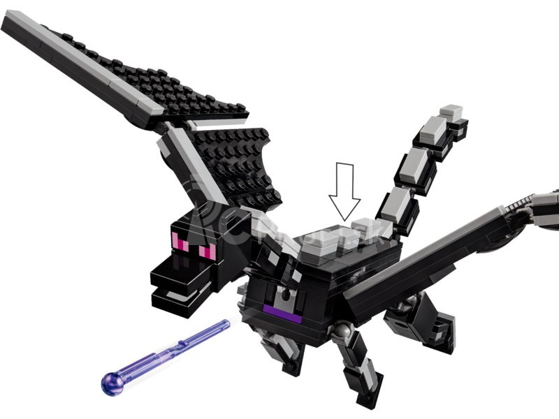 LEGO Minecraft - Enderov drak a Enderova loď