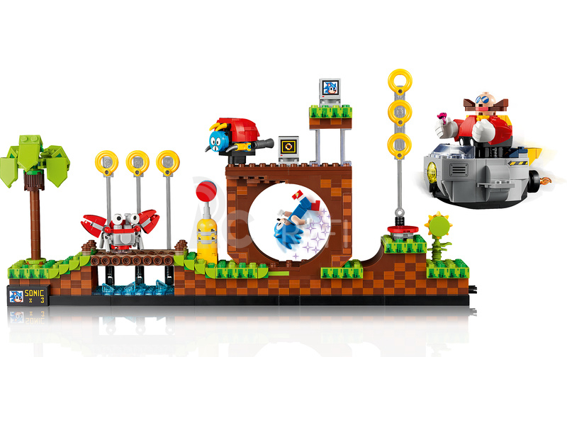 LEGO nápady - Ježko Sonic - Zóna zeleného kopca