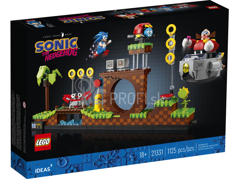 LEGO nápady - Ježko Sonic - Zóna zeleného kopca