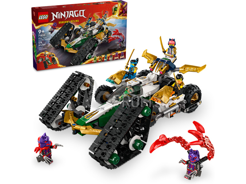 LEGO NINJAGO - Tím nindžov a kombinované vozidlo