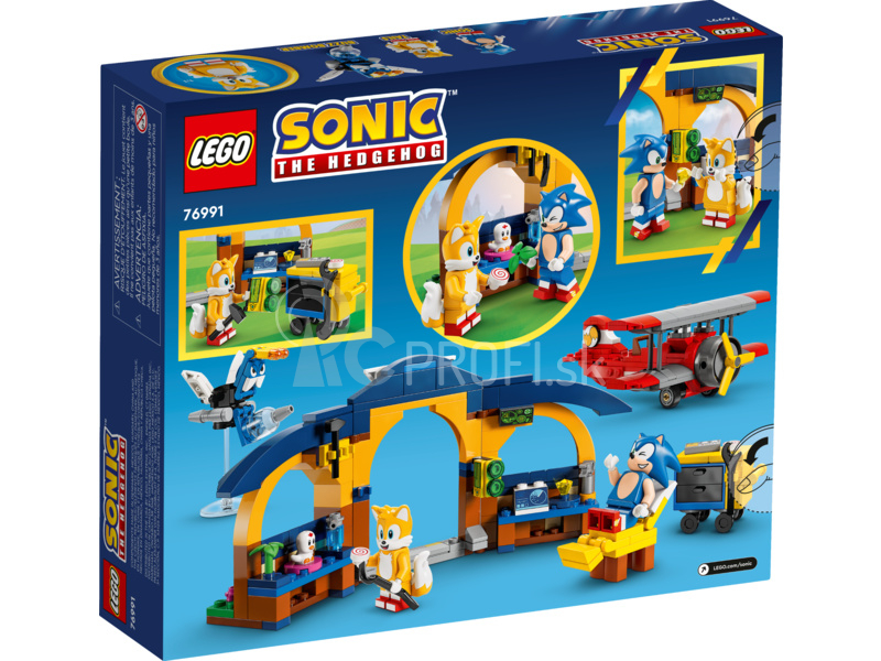 LEGO Sonic - Tailsova dielňa a lietadlo Tornádo